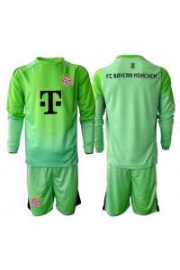 Fotbalové Dres Bayern Munich Brankářské Dětské Domácí Oblečení 2025-26 Dlouhý Rukáv (+ trenýrky)